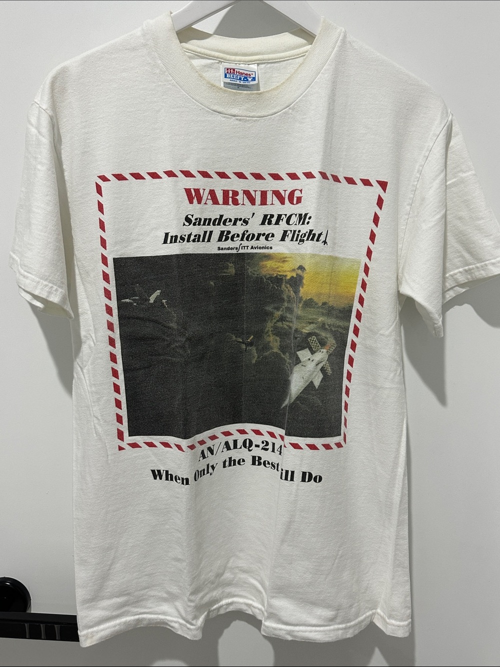 VINTAGE SANDERS ITT AVIONICS AN/ALQ-214 ELECTRONIC WARFARE MILITARY TEE